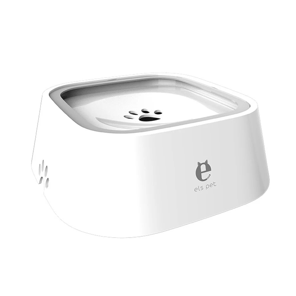 1.5L ABS Plastic Dog and Cat Water Bowl with Spill-Free Design and Floating Feature