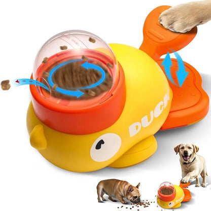 Quack-tastic Snack Attack: The Waddling Duck Feeder That Turns Your Pup into a Puzzle-Solving Snack Ninja!
