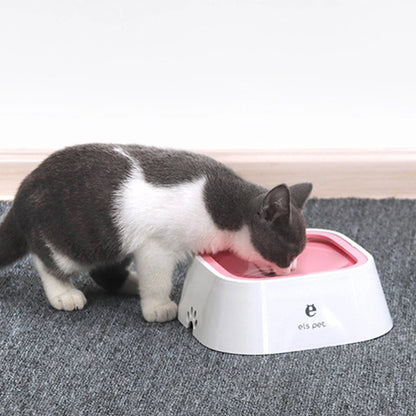 1.5L ABS Plastic Dog and Cat Water Bowl with Spill-Free Design and Floating Feature