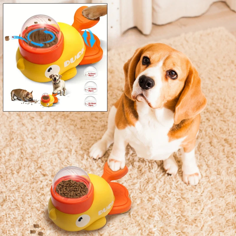 Quack-tastic Snack Attack: The Waddling Duck Feeder That Turns Your Pup into a Puzzle-Solving Snack Ninja!
